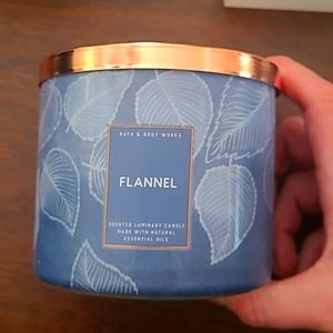 Flannel Bath and Body works Candle